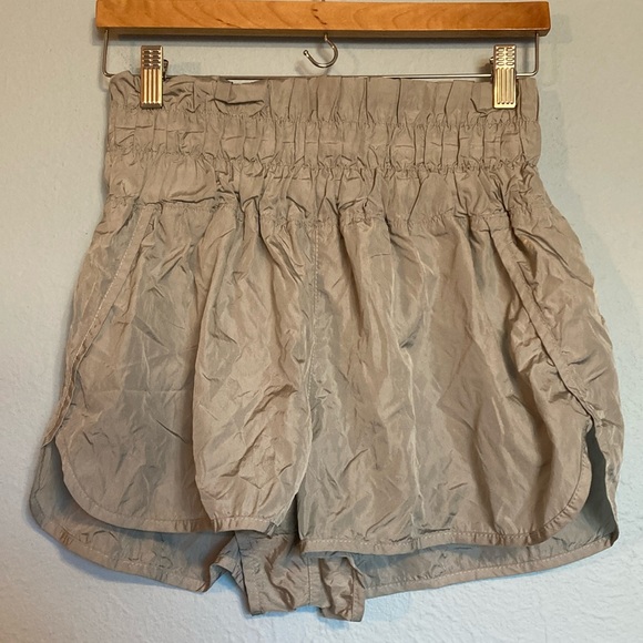FP Movement Free People Womens Size L The Way Home High Rise Shorts Arctic Mist - Picture 3 of 16